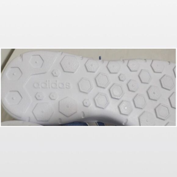 New Adidas Shoes Womens Size 6.5 Blue White Athletic Active Sneakers Logo NWT - Picture 15 of 16